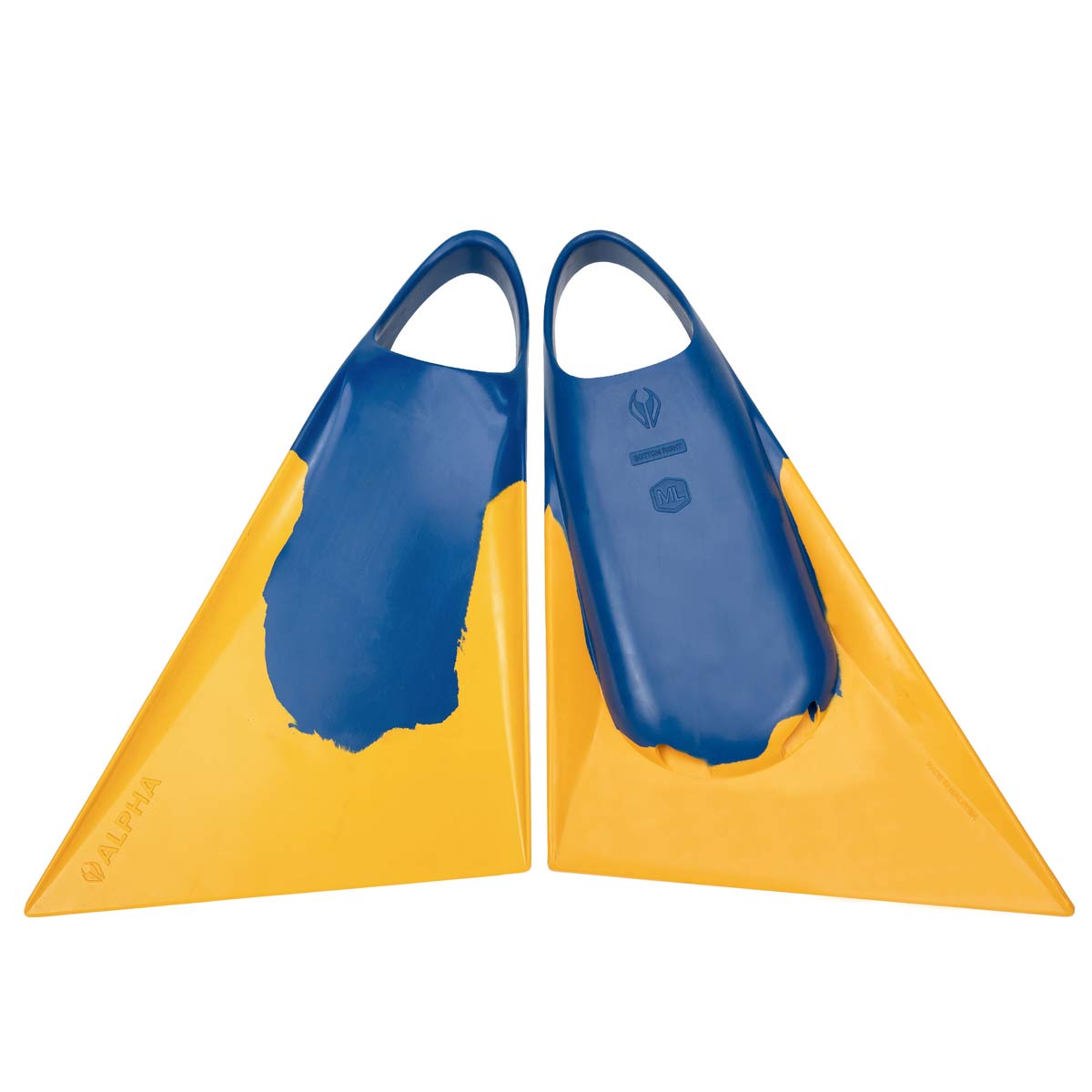 Aletas ALPHA FINS | BLUE - YELLOW