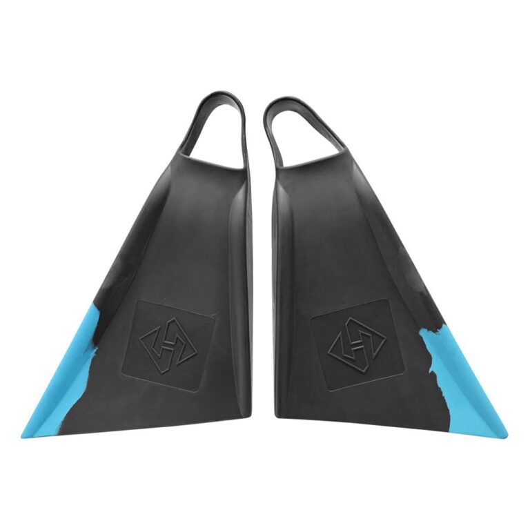 Aletas AIR HUBB | BLACK - AQUA BLUE